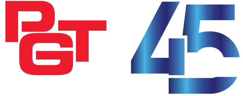 PGT Trucking 45 Years Logo