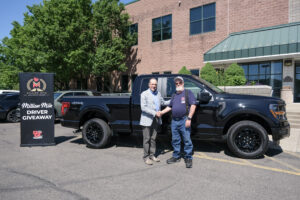 PGT Trucking Company Driver Ricky Franklin, a three million mile safe driver, won the grand prize of a brand new 2026 Ford F-150.